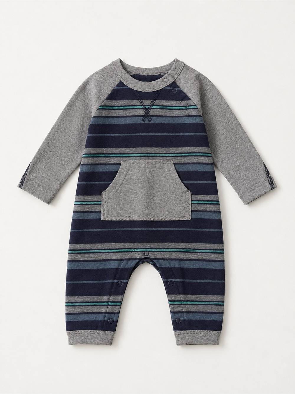 Tea Collection Baby Kangaroo Pocket Romper